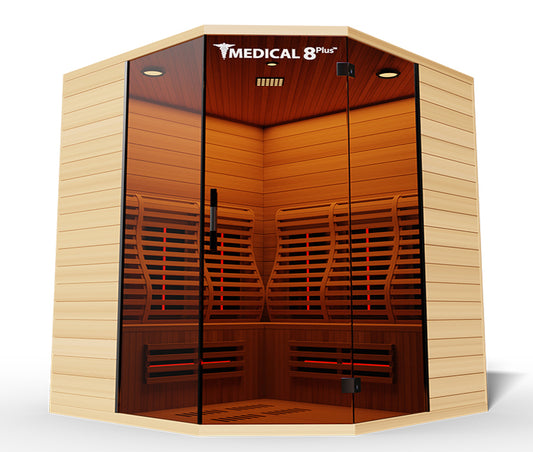 Ultra Full Spectrum Heater Medical 8 Indoor Sauna - Corner Unit