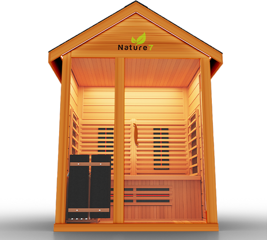 Hybrid (Dry and Steam) Nature 7 Outdoor Sauna