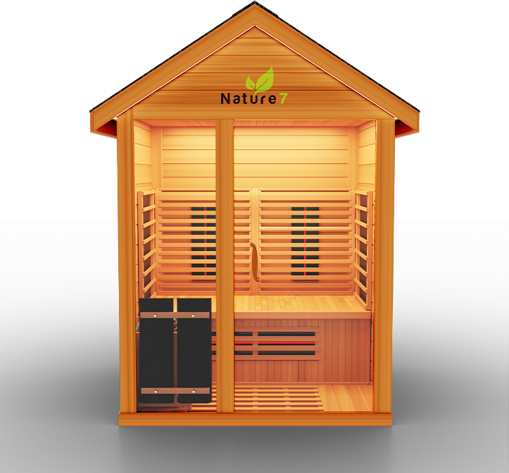 Hybrid (Dry and Steam) Nature 7 Outdoor Sauna 3