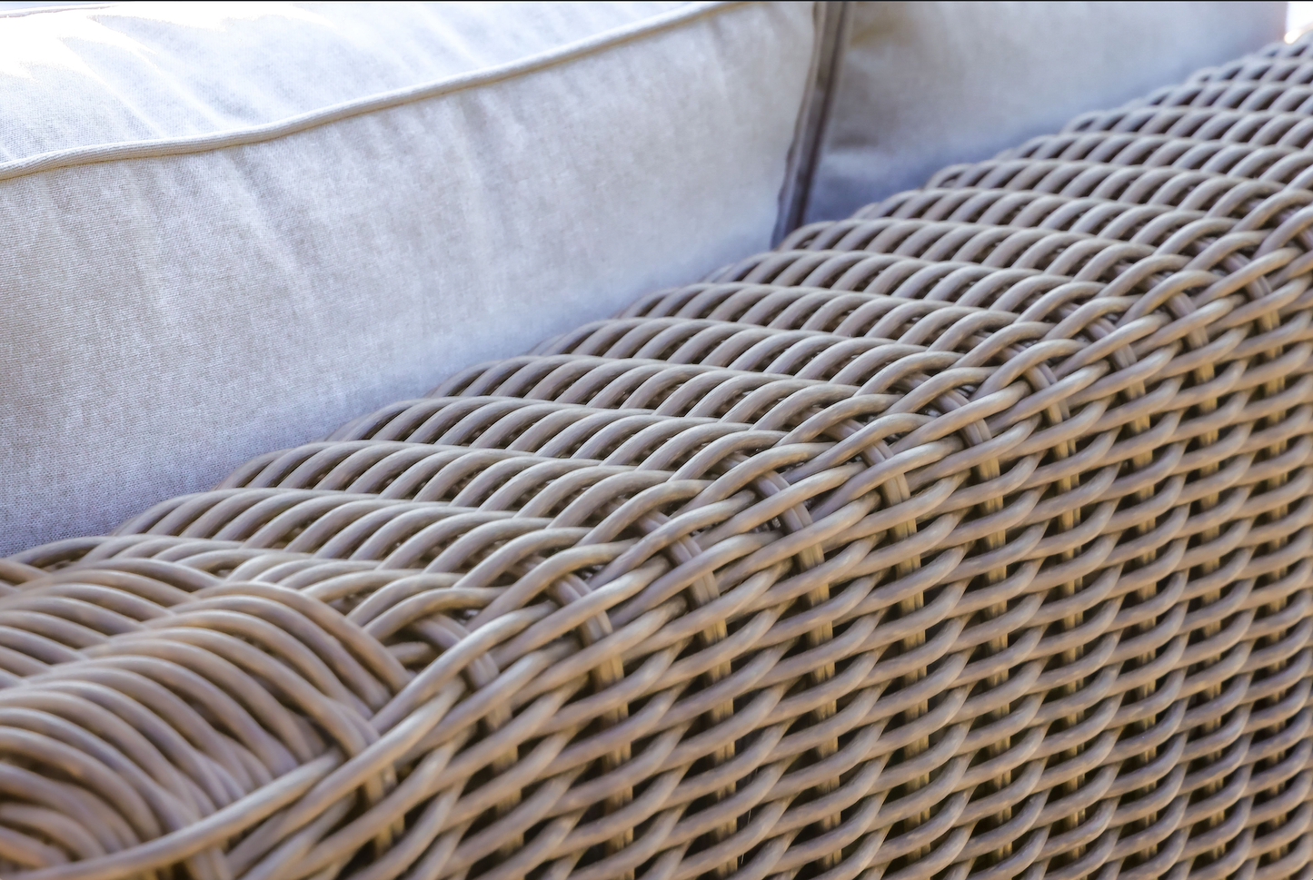 Milo 79 X 59 Inch Outdoor Wicker Aluminum Frame Extra Large Double Sun Lounger in Brown 6