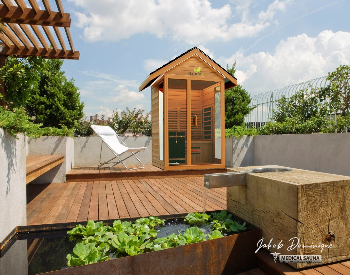 Infrared Nature 6 Outdoor Sauna 4