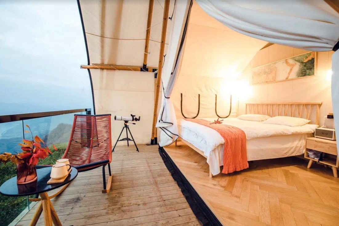 Solid-Wood Framed Camp Tents 5