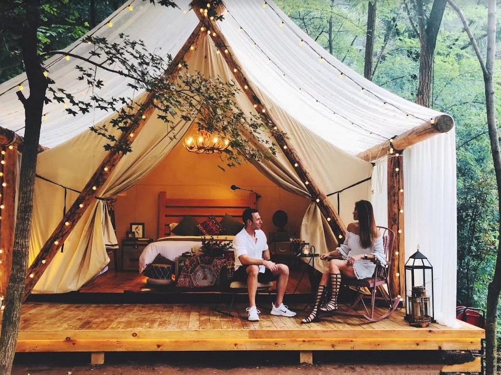 Solid-Wood Framed Camp Tents – Komriv