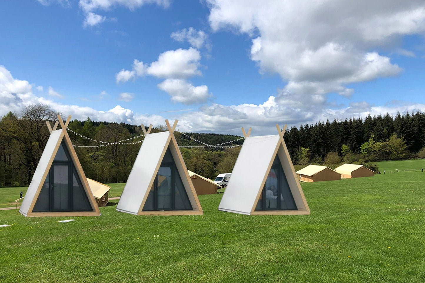 Triangular Luxury Tents 4