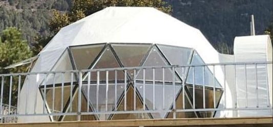 Panoramic Glass PVC Dome