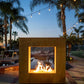 Williams Outdoor Fireplace - Corten Steel 6